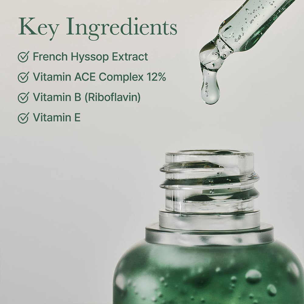 سرم تسکین دهنده و روشن کننده زوفا مقدس آرنسیا Arencia Holy Hyssop Serum 12 — تصویر ۹