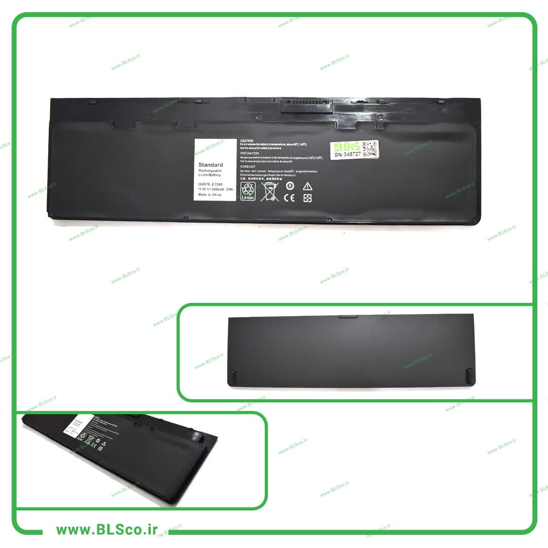 باتری لپ تاپ دل Dell Latitude E7240