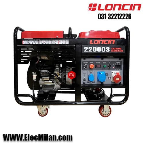 موتور برق بنزینی لانسیین 15 کیلو وات LC22000 — تصویر ۴