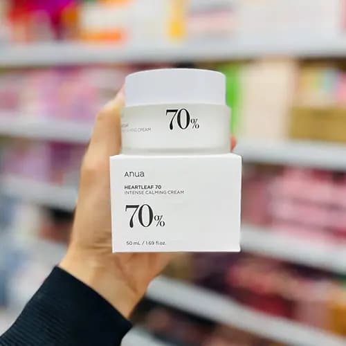 کرم مرطوب کننده و تسکین دهنده آنوا ANUA 70% — تصویر ۴
