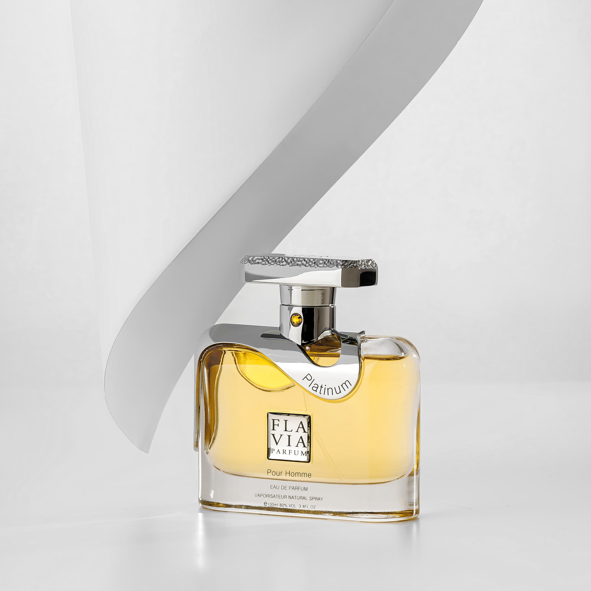 ادکلن مردانه فلاویا پلاتینیوم پور هوم -Flavia platinum pour homme — تصویر ۵