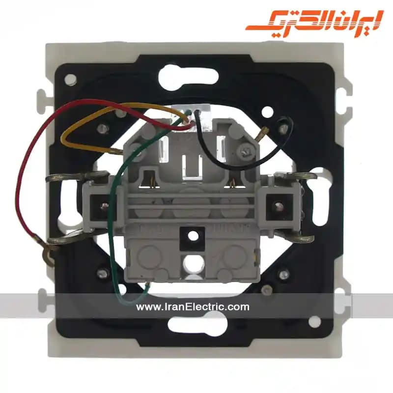 پریز تلفن دوکاره اسپیناس زغالی زه مشکی — تصویر ۱۰