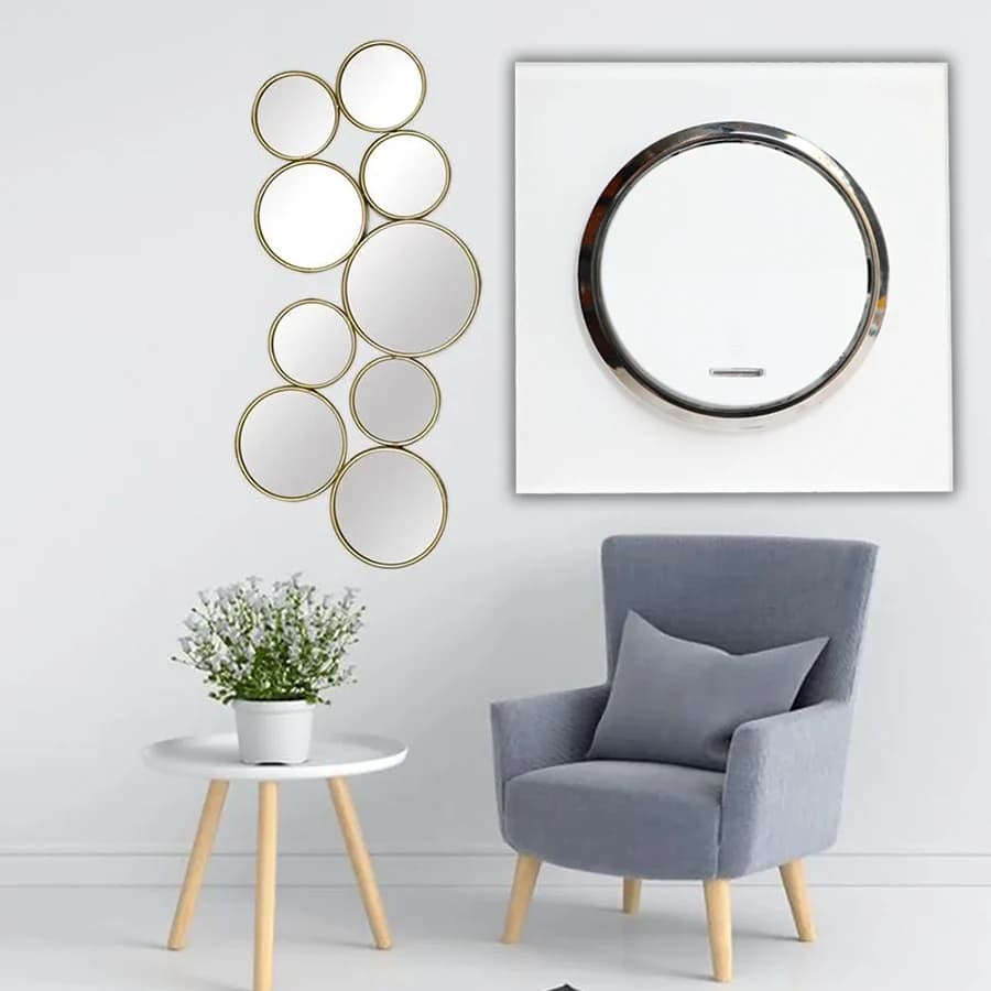 پریز برق ارت سرامیک اسپادانا سفید زه سیلور — تصویر ۵