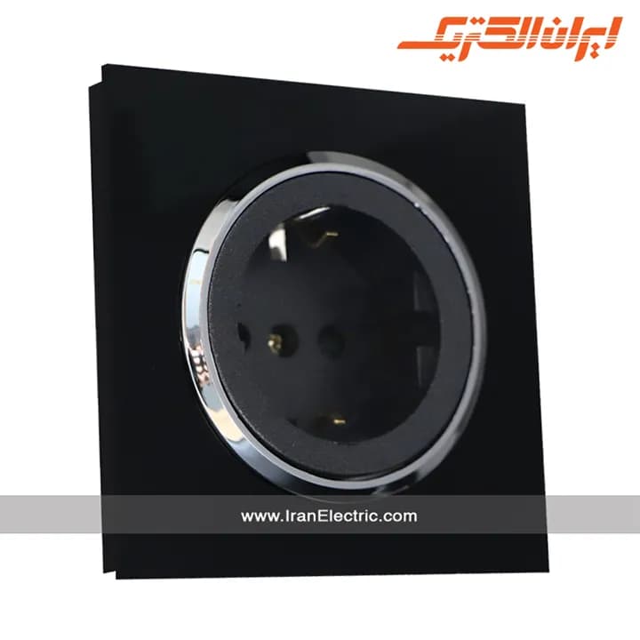 پریز برق ارتدار اسپادانا مشکی زه سیلور — تصویر ۲