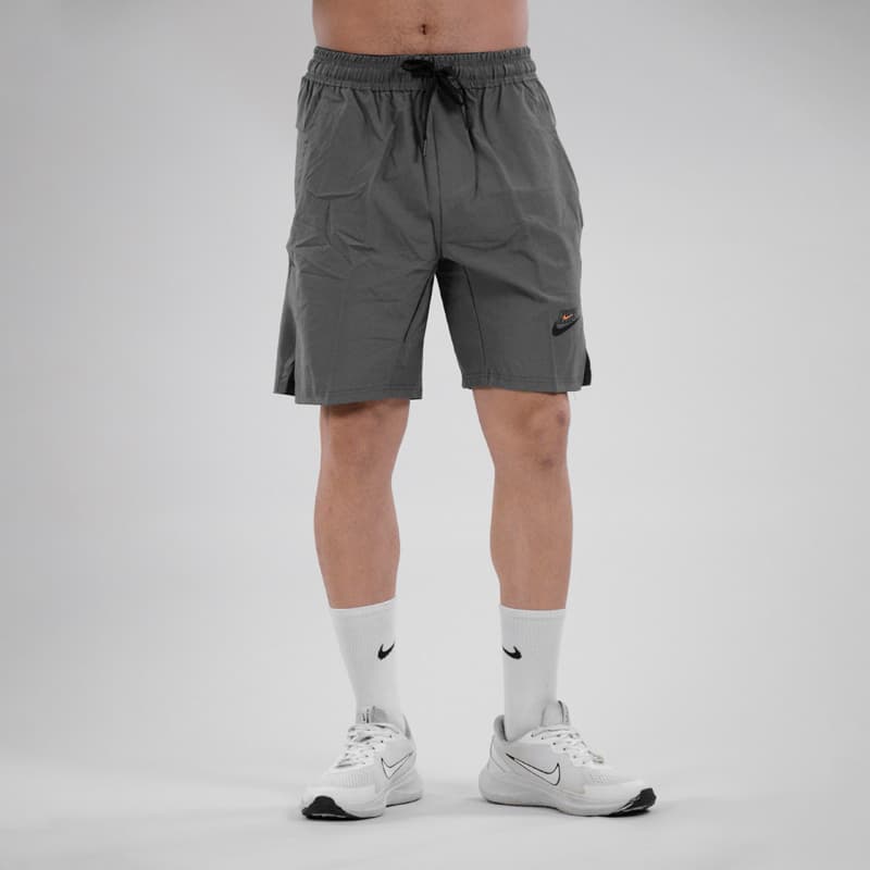 شلوارک ورزشی مردانه نایک مدل Dri Fit-9017 طوسی — تصویر ۳