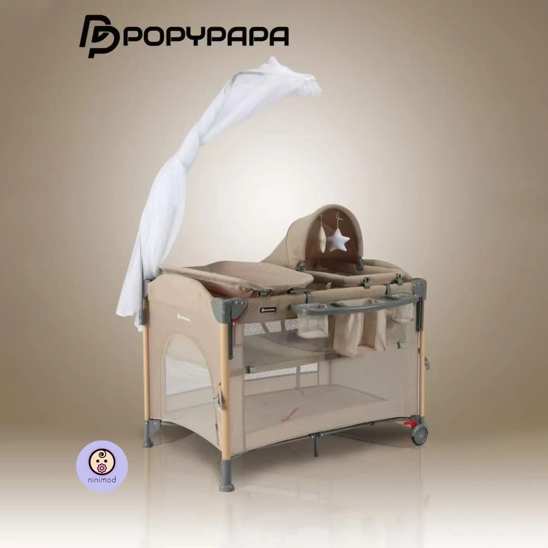 تخت و پارک بازی کودک پاپی پاپا مدل Popypapa CB991 — تصویر ۳