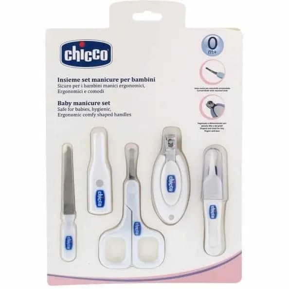 ست ۵ عددی قیچی و ناخن گیر چیکو Chicco baby manicure set — تصویر ۸