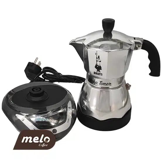 موکاپات بیالتی برقی 3 کاپ مدل Moka Timer — تصویر ۳