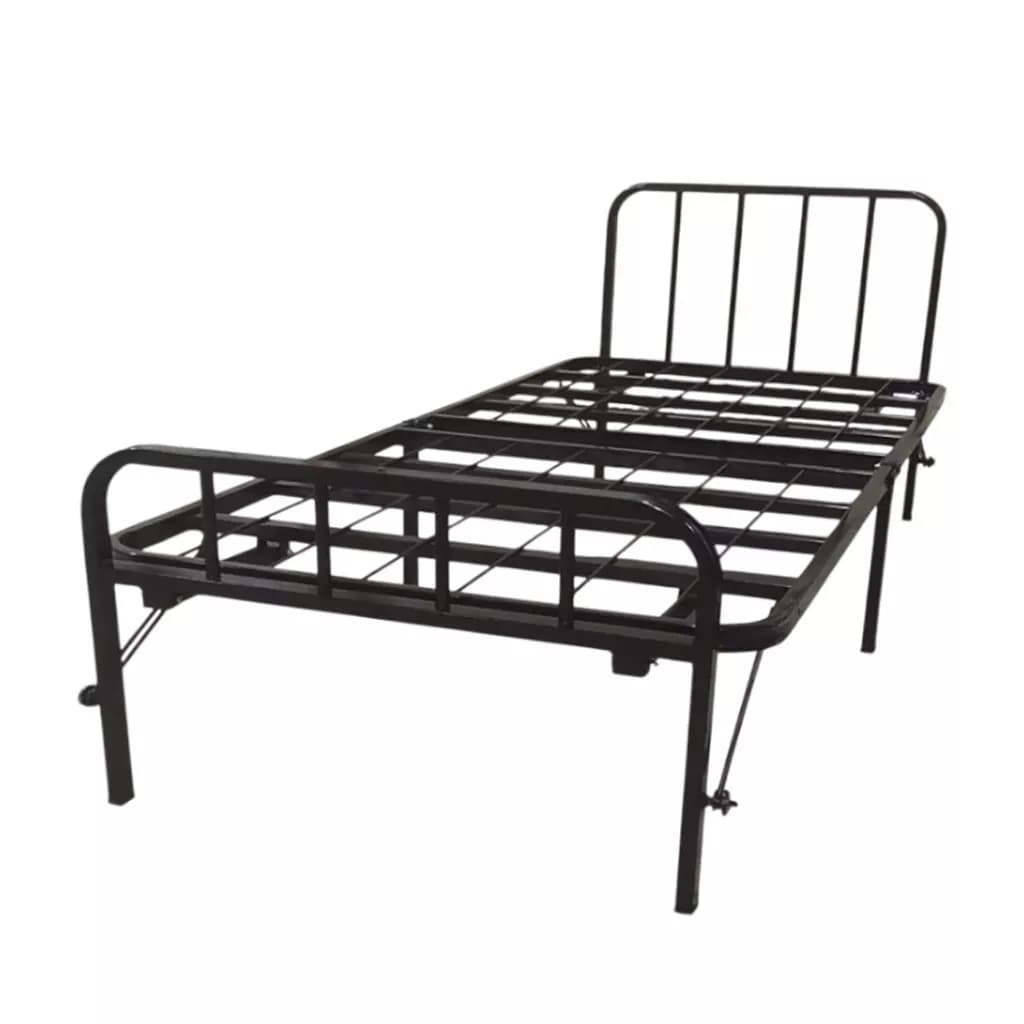 کفی تخت خواب فلزی تاشو تاجدار کیدکو ابعاد 31*85*200