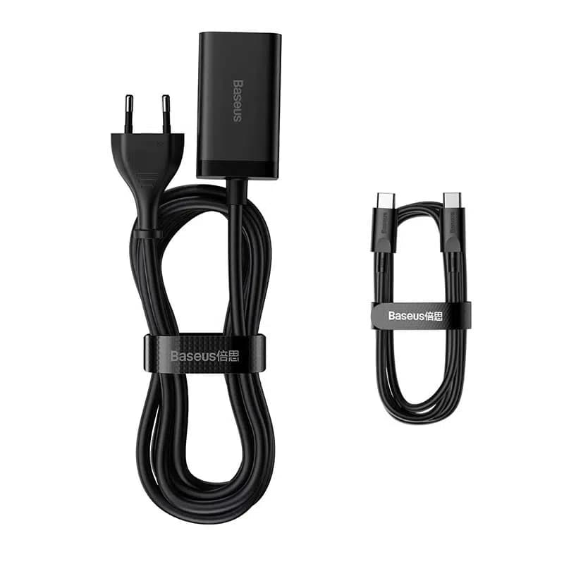 شارژر رومیزی 65 وات بیسوس مدل CCDK65E به همراه کابل USB-C — تصویر ۲