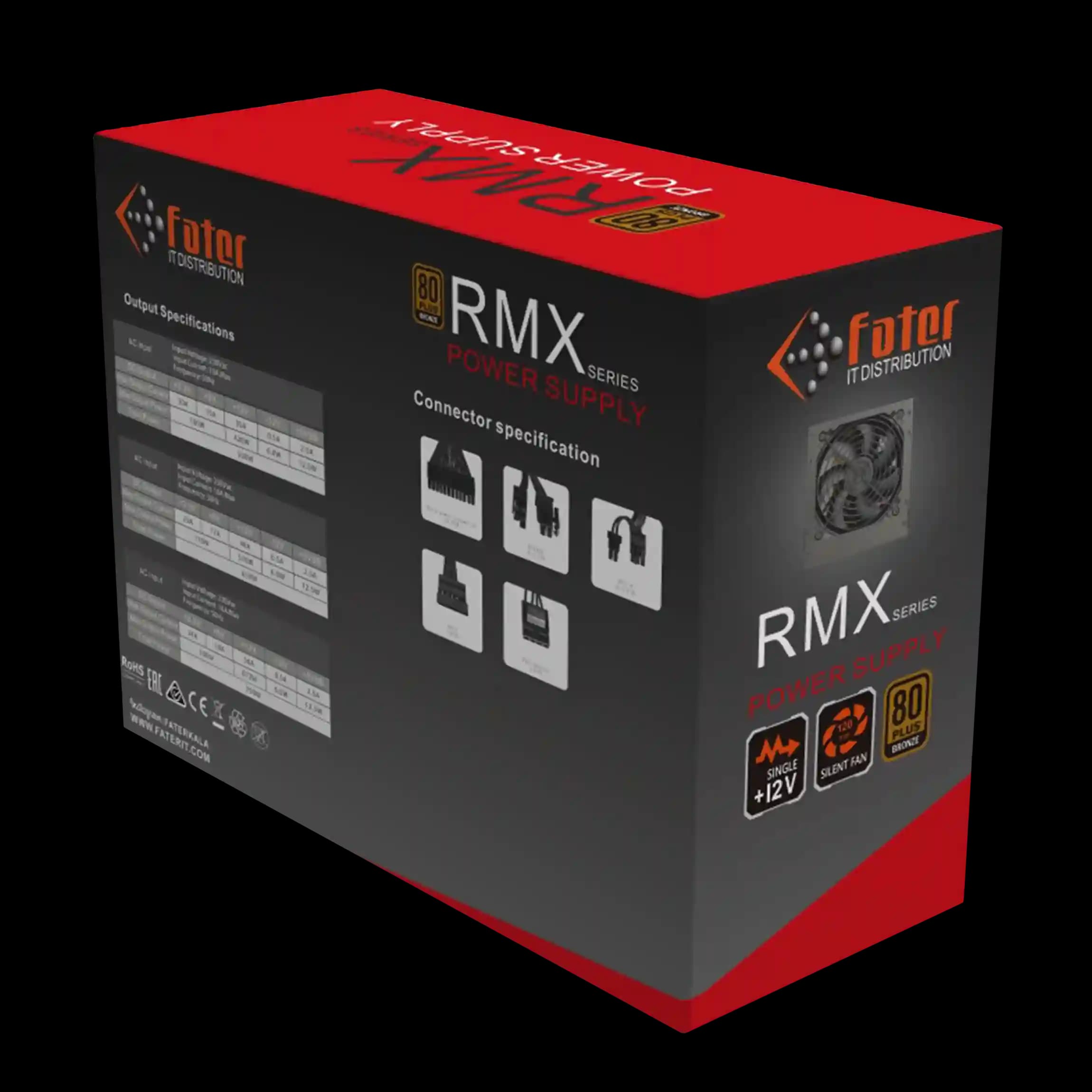 پاور کامپیوتر 750 وات فاطر مدل Fater RM750X 80+ Bronze — تصویر ۴