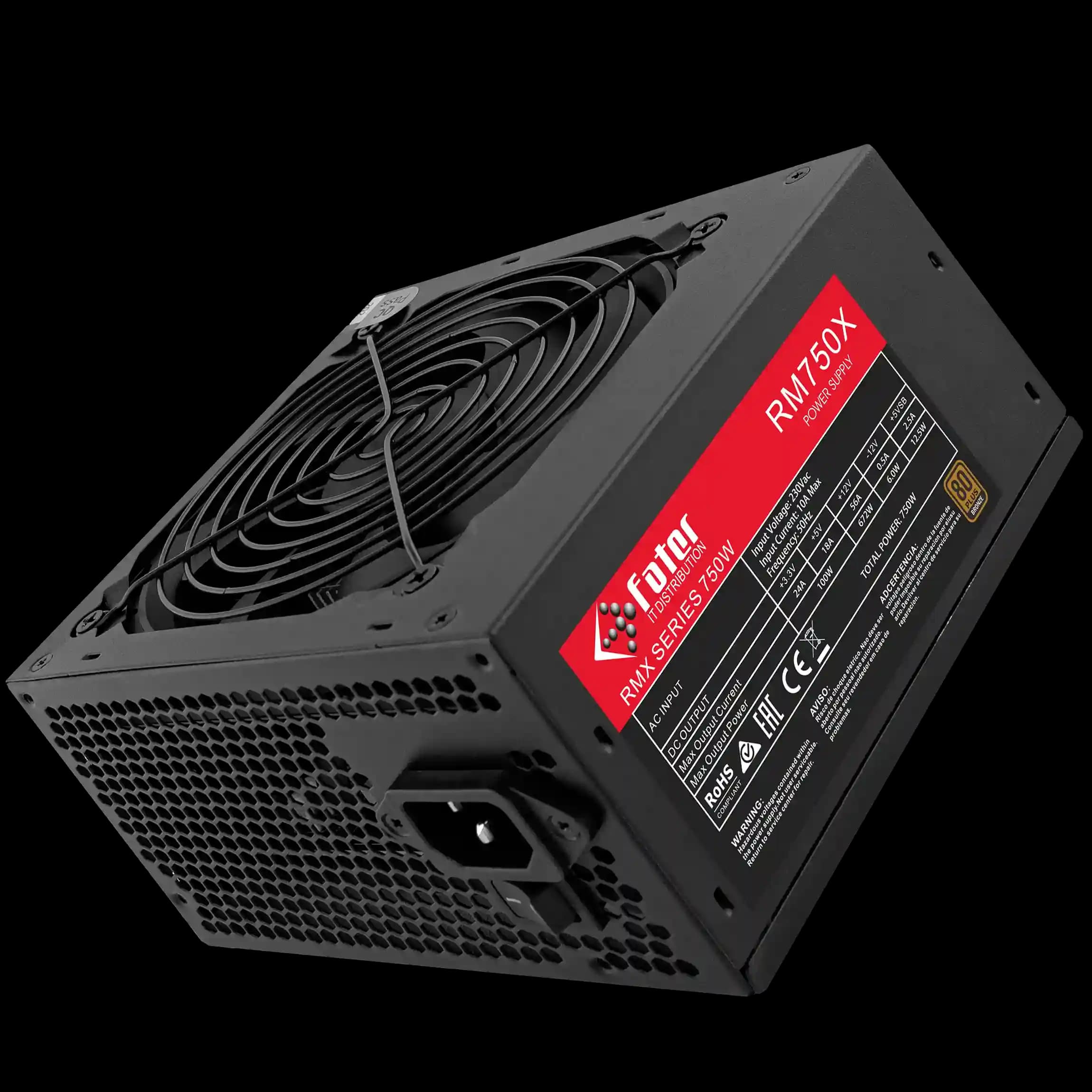 پاور کامپیوتر 750 وات فاطر مدل Fater RM750X 80+ Bronze — تصویر ۱۱