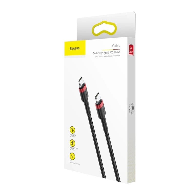 کابل USB-C باسئوس مدل CATKLF-H09 طول 2 متر — تصویر ۳
