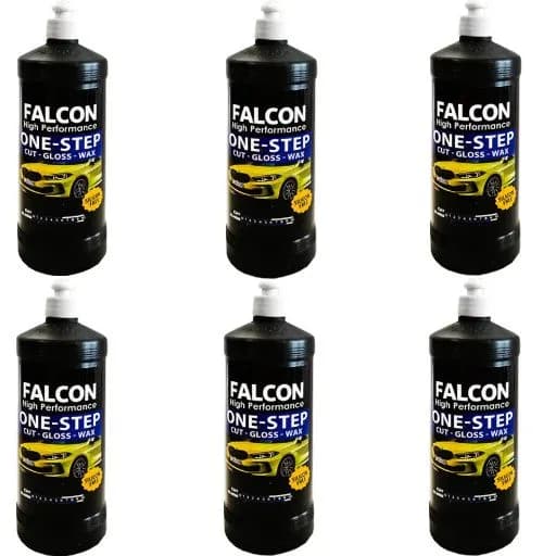 کارتن 6 عددی پولیش تک مرحله بدنه خودرو فالکون مدل Falcon One Step Polish Pack of 6