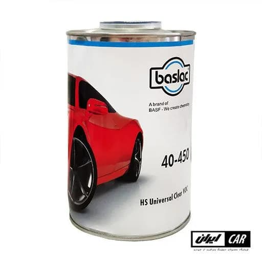 کیلر و خشک کن دو قلو ضدخش باسلاک مدل BASLAC 40-450 2K Universal VOC clear — تصویر ۳