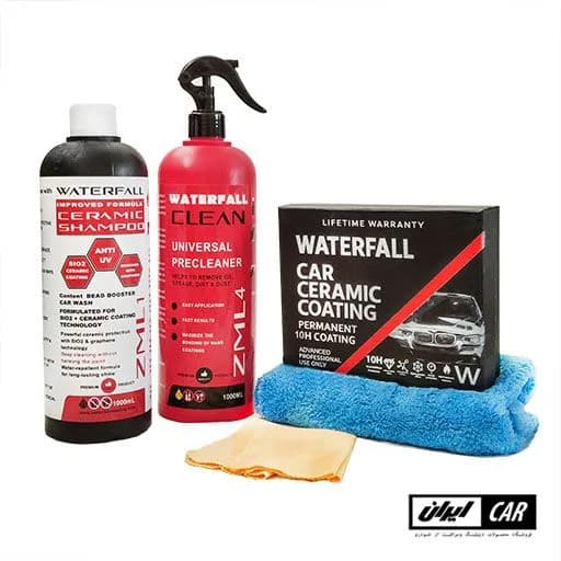 کیت کامل نانو سرامیک بدنه خودرو واترفال مدل Waterfall 10H Car Ceramic Coating Kit — تصویر ۲