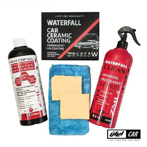 کیت کامل نانو سرامیک بدنه خودرو واترفال مدل Waterfall 10H Car Ceramic Coating Kit — تصویر ۳