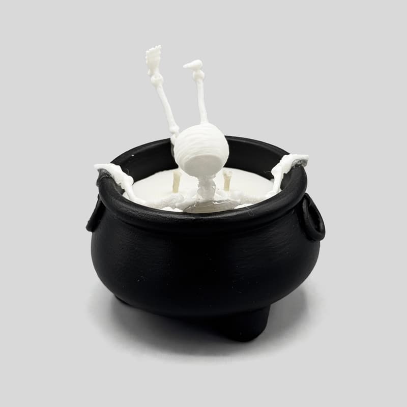 شمع طرح دیگ اسکلتی مدل Relaxtion کد 404M0383 — تصویر ۵