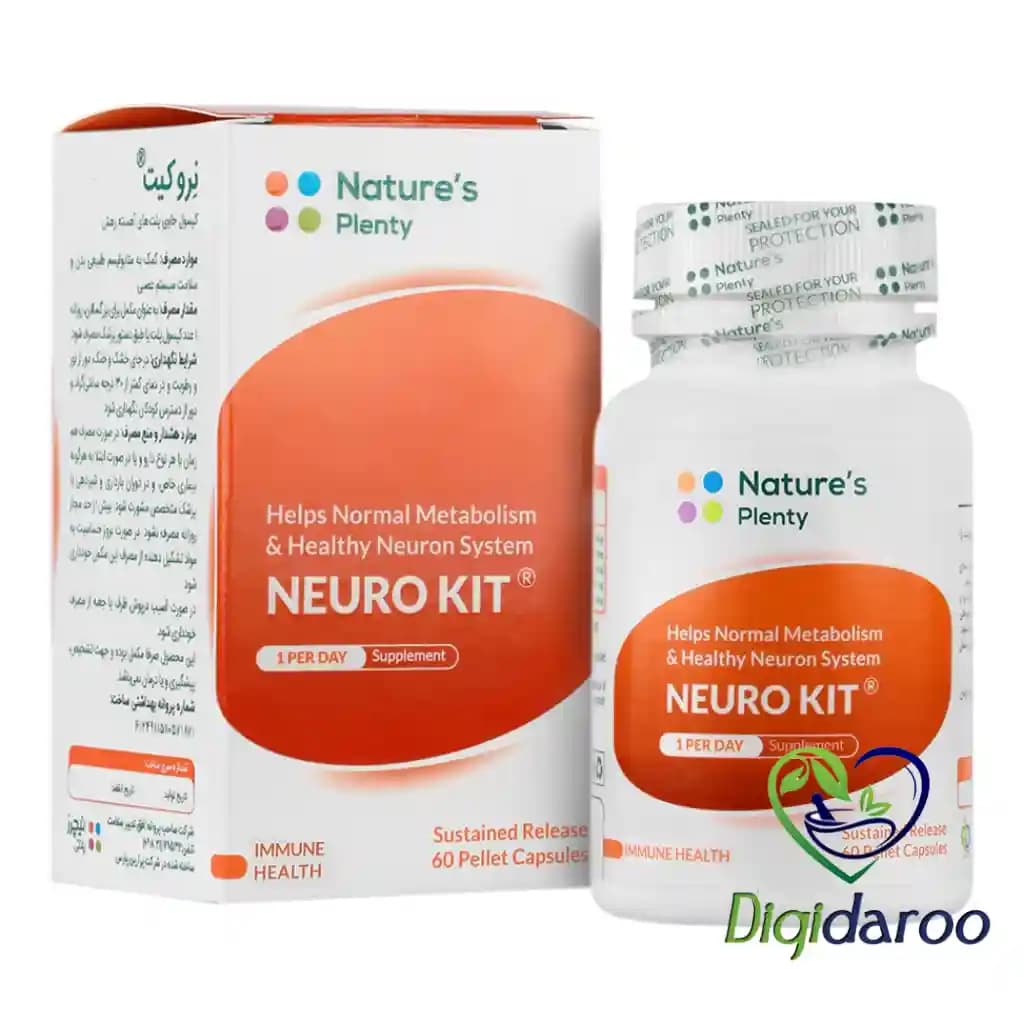 کپسول نرو کیت (Neuro Kit) نیچرز پلنتی 60 عددی — تصویر ۲