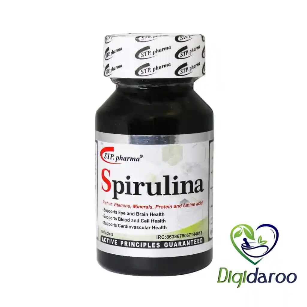 قرص اسپیرولینا (Spirulina) اس تی پی فارما 60 عددی