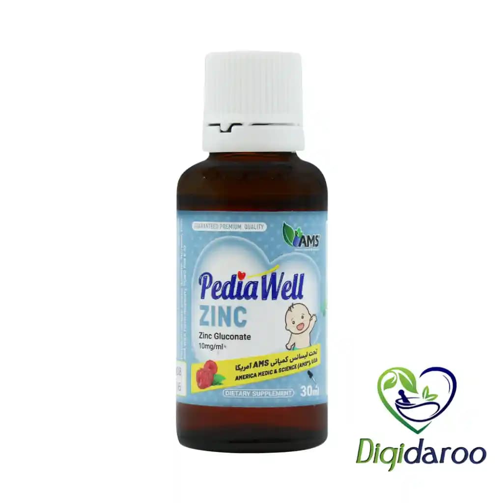 قطره خوراکی پدیاول زینک ای ام اس 30 میلی لیتری — تصویر ۳