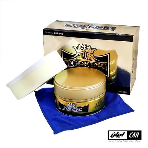کیت واکس نانو سرامیک بدنه خودرو تاپ کینگ مدل Top King Ceramic Coating Wax — تصویر ۵