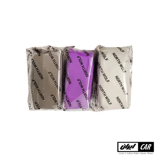 کیت سه عددی خمیر جرمگیر رنگ خودرو نورث ولف مدل North Wolf Clay Bar 3 pack — تصویر ۶