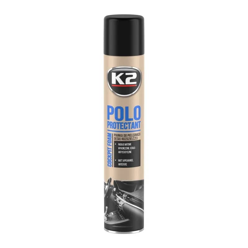 اسپری فوم محافظ و تمیز کننده قطعات پلاستیکی مدل K2 POLO Fahren 750ml — تصویر ۲