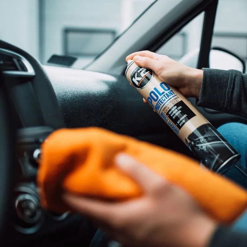 اسپری فوم محافظ و تمیز کننده قطعات پلاستیکی مدل K2 POLO Fahren 750ml — تصویر ۸