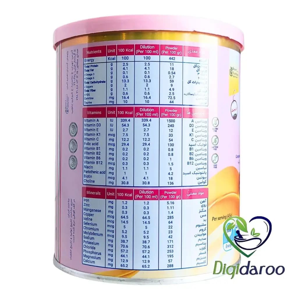 پودر فست میل رنال ال پی (Renal LP) 400 گرمی (وانیلی) — تصویر ۵