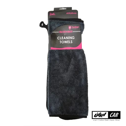دستمال میکروفایبر مگنتی مخصوص خشک کردن بدنه خودرو 40*60 مدل Flamingo Drying Towel Car — تصویر ۶