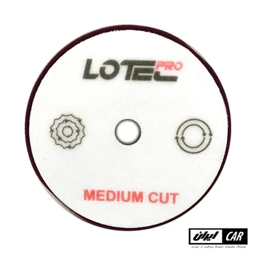 پد پولیش دوال اکشن متوسط لوتک پرو Lotec Pro Dual Action Medium Cut Pad 150mm