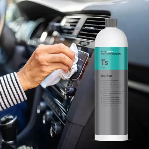 مایع تمیز کننده و مات مخصوص سطوح پلاستیکی داخل خودرو مدل Koch Chemie Top Star — تصویر ۳