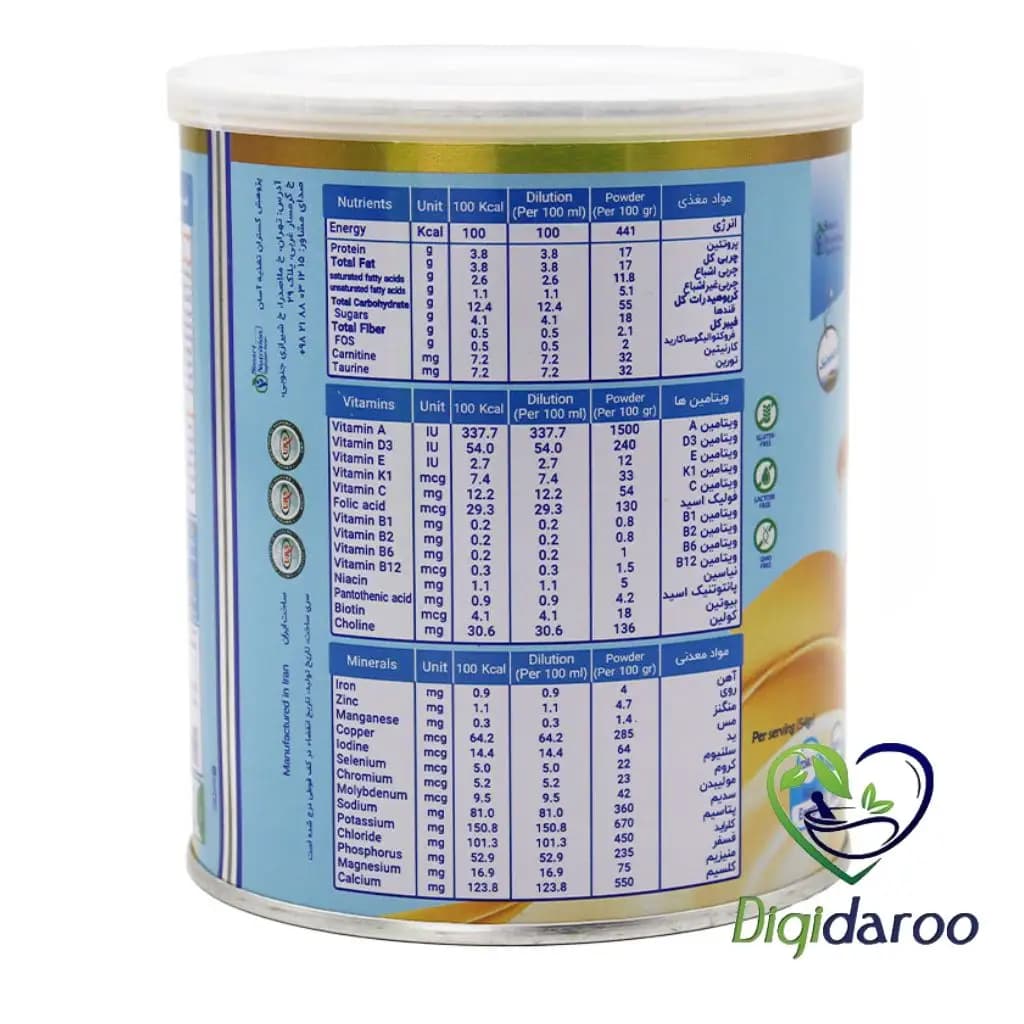 پودر فست میل پپتاید (Peptide) اسمارت نوتریشن 400 گرمی — تصویر ۴