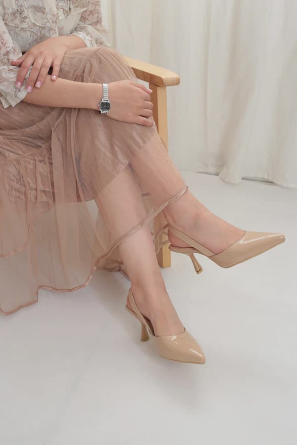 صندل پاشنه دار مجلسی زنانه کد 256 — تصویر ۳