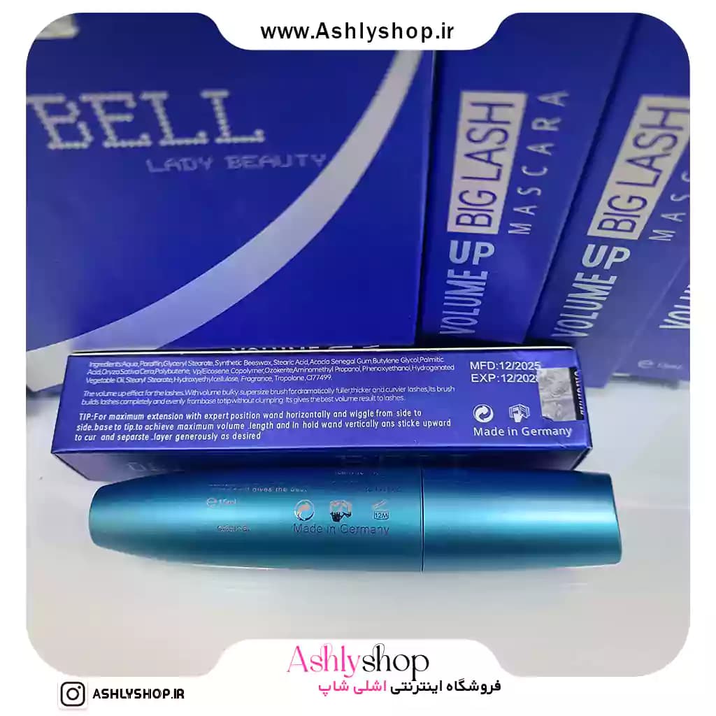 ریمل بل آبی اورجینال BELL — تصویر ۵