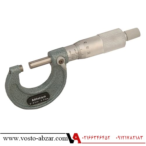 میکرومتر ورنیه ای خارج سنج 25-0 میتوتویو مدل 137-103