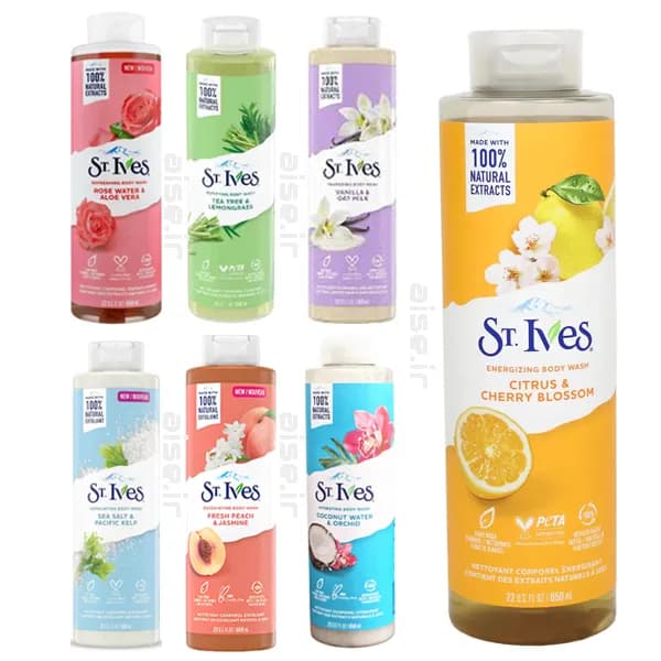 شامپو بدن سنت ایوز ST.IVES – با 7 رایحه متنوع | 650 میلی لیتر