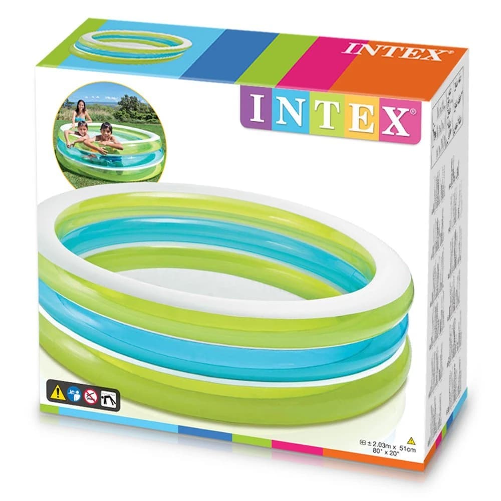 استخر دایره ای چند رنگ اینتکس 57489 Intex — تصویر ۴