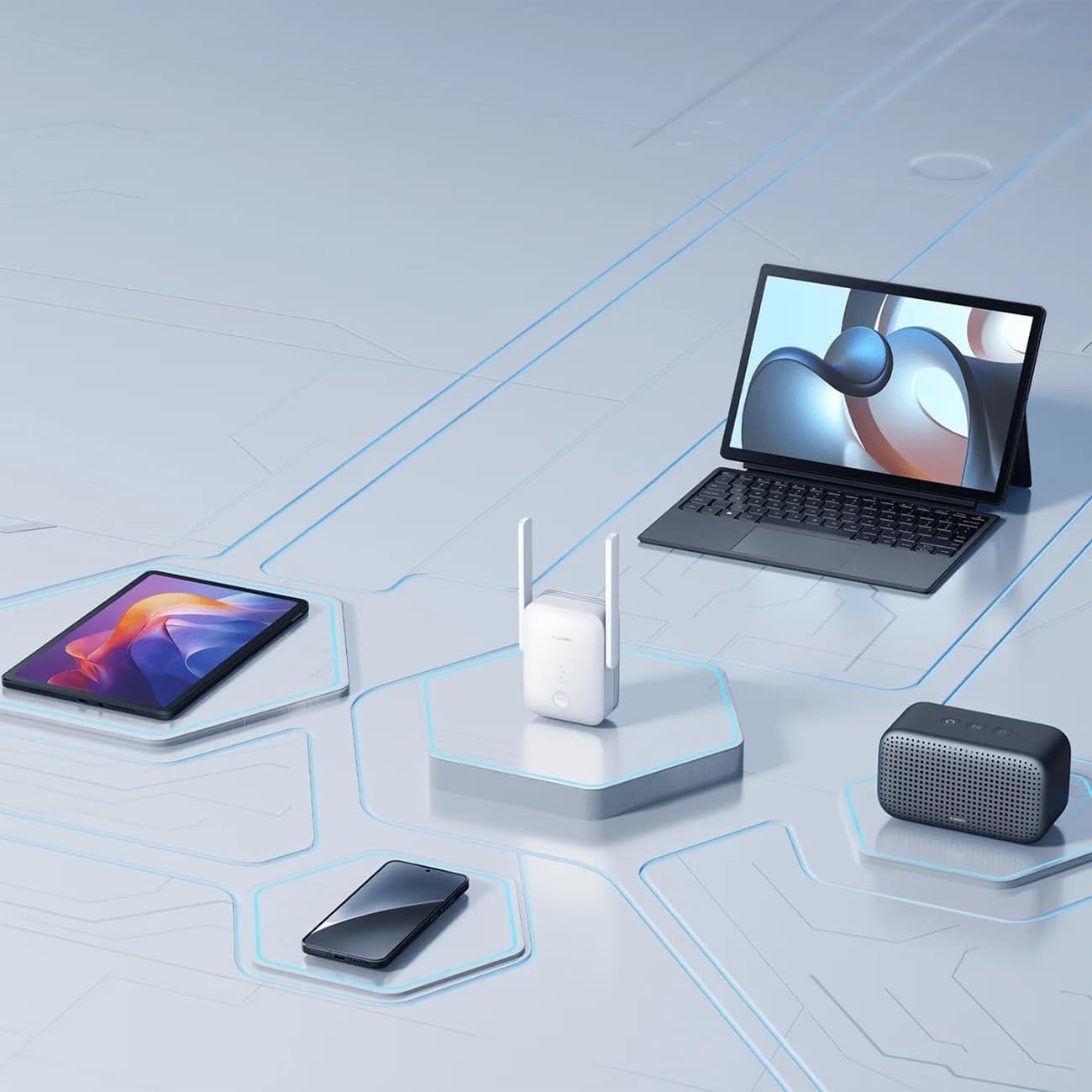 توسعه دهنده و تقویت کننده وای فای AX1500 شیائومی — تصویر ۸