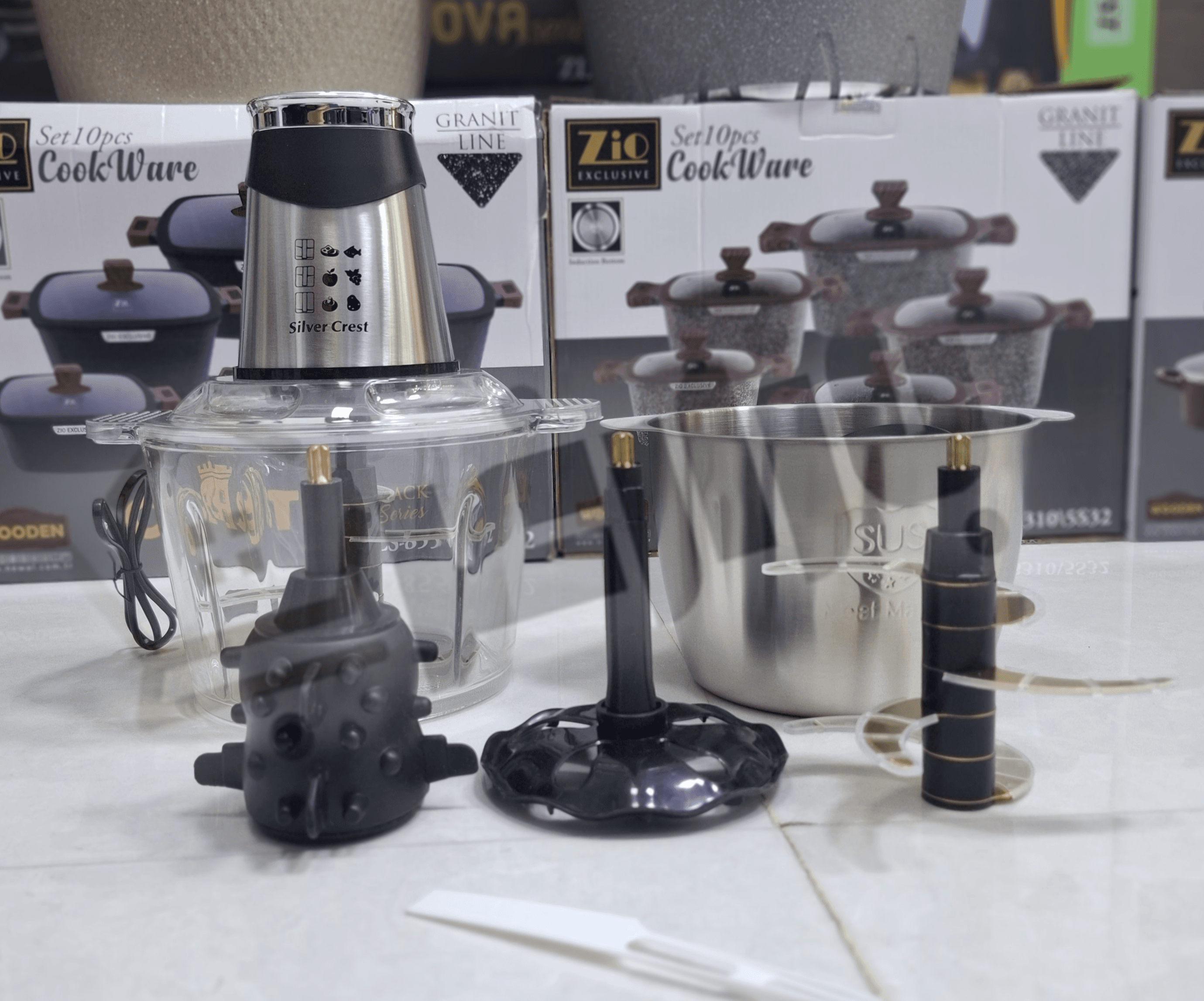 خردکن دوکاسه 6 کاره سیلورکرست (فروش ویژه)مدل SC-2025