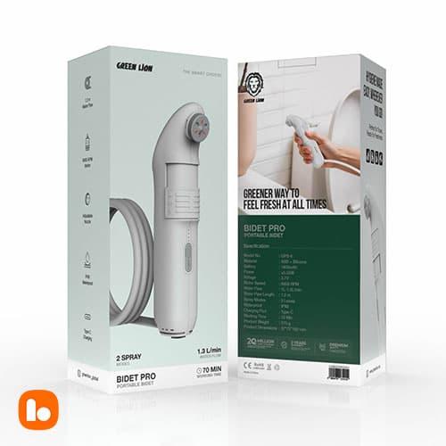 خودشور مسافرتی گرین لاین Green lion Bidet Pro — تصویر ۷