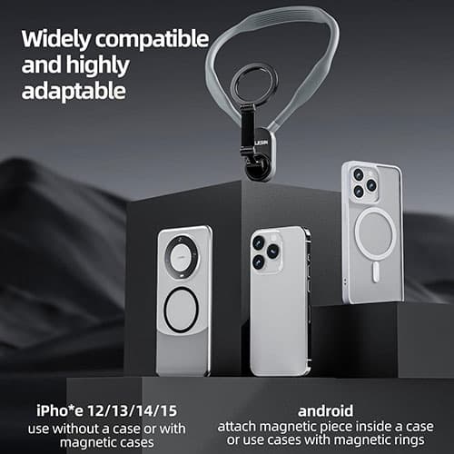 هولدر موبایل گردنی تلسین Telesin magnetic neck holder — تصویر ۳