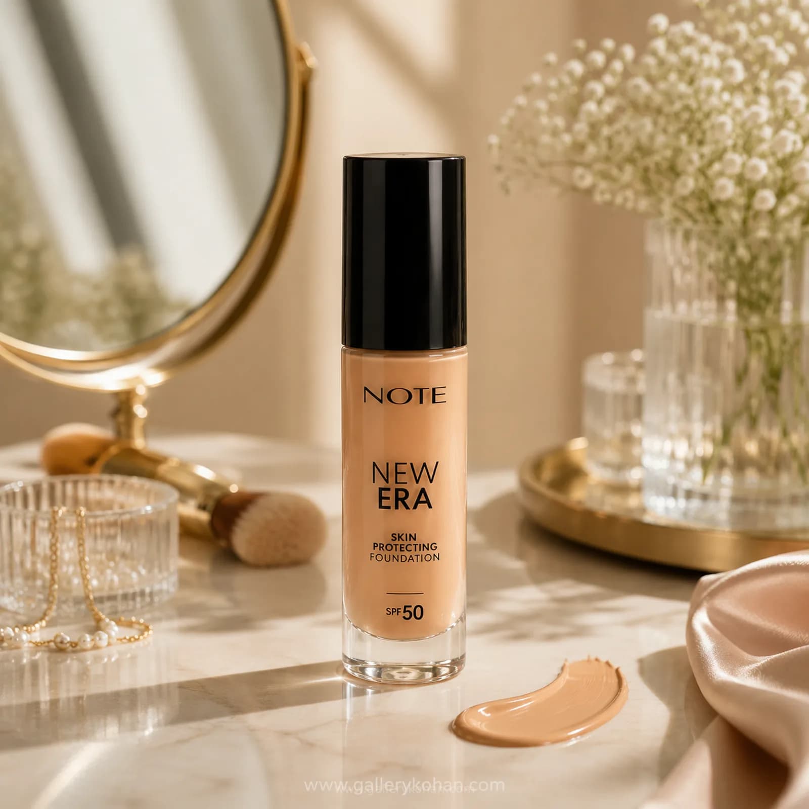 کرم پودر مایع SPF 50 نوت مدل NEW ERA شماره 160 مناسب برای انواع پوست حجم 30 میلیلیتر | گارانتی اصالت و سلامت فیزیکی کالا — تصویر ۵