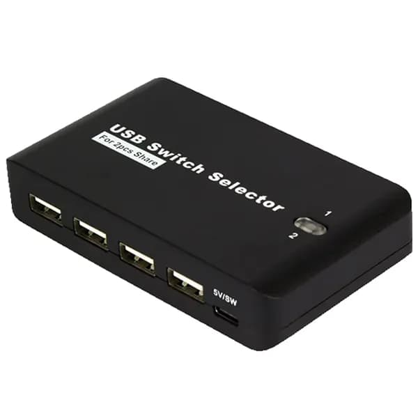 سوئیچ پرینتر 2 خروجی دستی USB2.0 فرانت مدل FN-U2PSW24 — تصویر ۲
