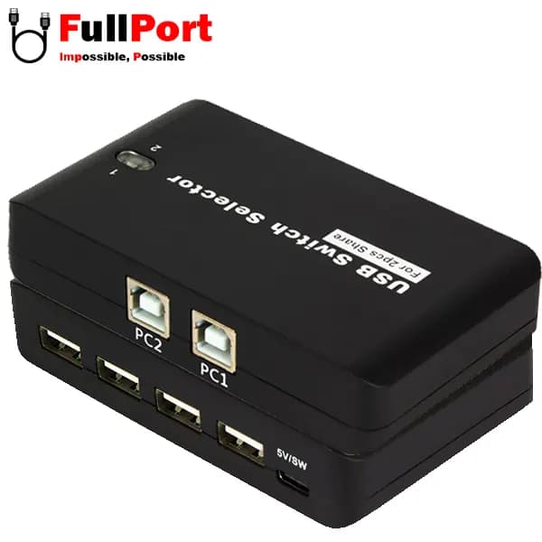 سوئیچ پرینتر 2 خروجی دستی USB2.0 فرانت مدل FN-U2PSW24 — تصویر ۴