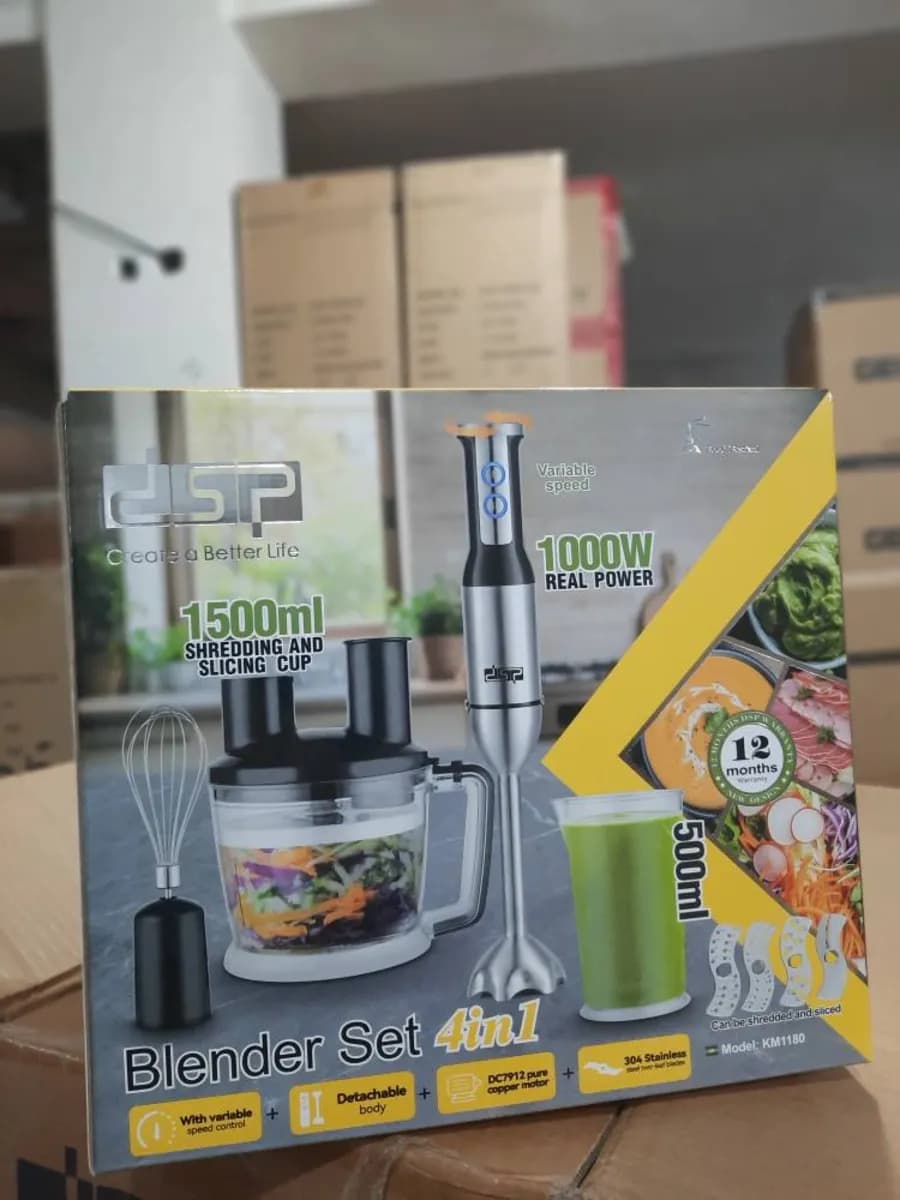 گوشت کوب برقی و غذاساز ۴ کاره دی اس پی مدل KM1180 — تصویر ۳