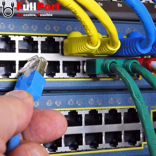 کابل شبکه پچ کورد K-NCP6U003 کی نت CAT6 UTP طول 0.3 متری — تصویر ۷