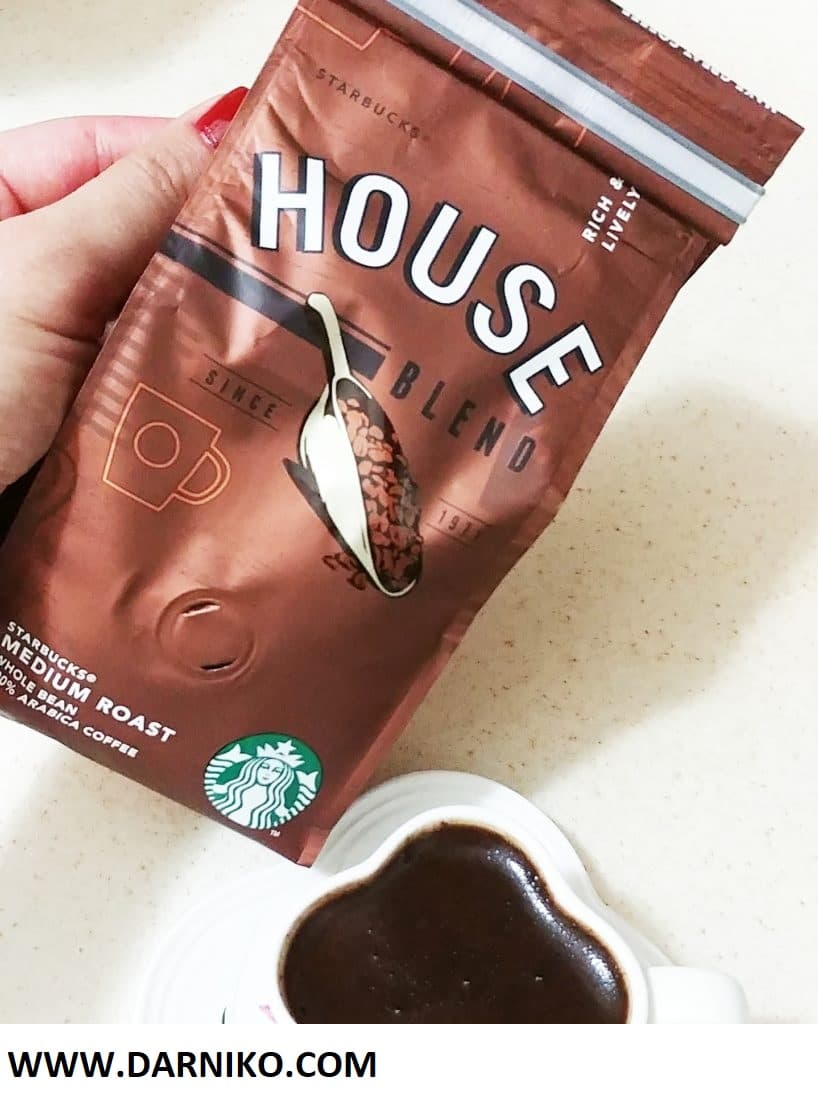دانه قهوه هوس بلند استارباکس 250 گرمی StarBucks HOUSE BLEND — تصویر ۳