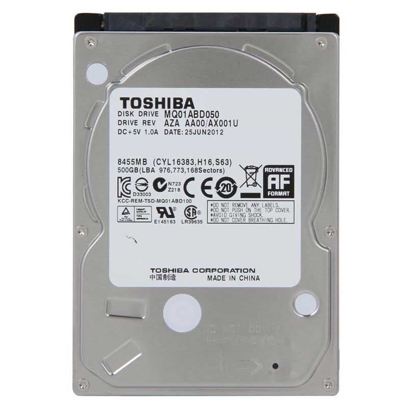 هارد لپ تاپ HARD DISK LAPTOP TOSHIBA 500GB STOCK